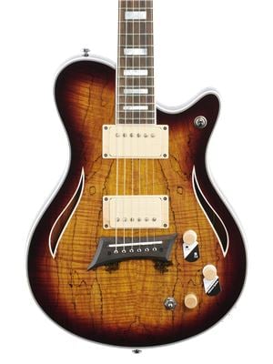 Michael Kelly Hybrid Special Electric Guitar Spalted Maple Burst
